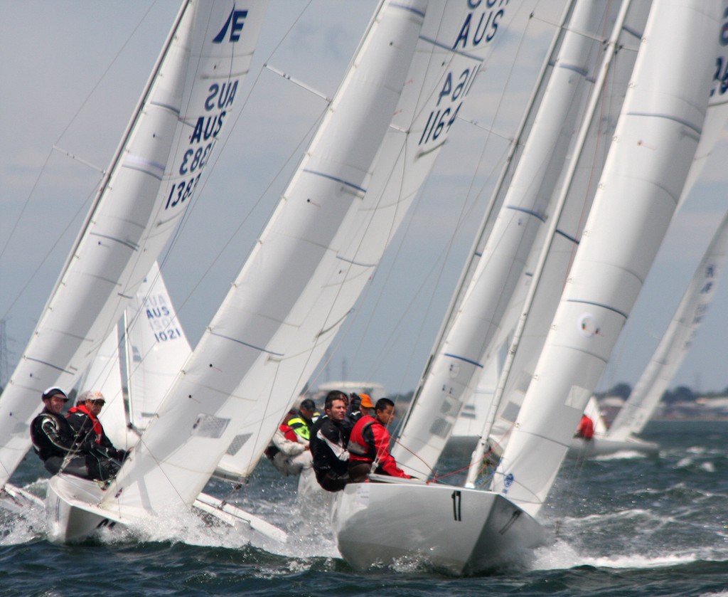 Mark Thornburrow (Racer X 923) bow 17 - Day 2 Rex Gorell  Prestige Etchells Australian Championship  © Etchells Media http://www.etchells.org.au/nationals/